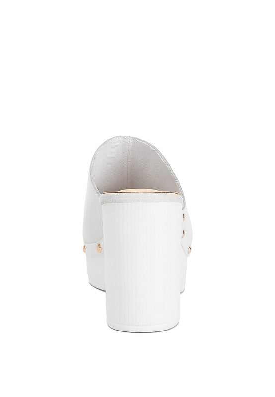 Benji Recycled Leather Clogs-Rag Company-[option4]-[option5]-[option6]-[option7]-[option8]-Shop-Boutique-Clothing-for-Women-Online