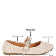 Noyama Charms Embellished Tweed Mary Janes-Rag Company-[option4]-[option5]-[option6]-[option7]-[option8]-Shop-Boutique-Clothing-for-Women-Online