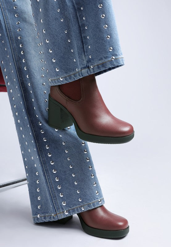 Scuala Faux Leather Chelsea Boots-Rag Company-[option4]-[option5]-[option6]-[option7]-[option8]-Shop-Boutique-Clothing-for-Women-Online