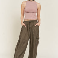 SATIN CARGO PANTS-Jade By Jane-[option4]-[option5]-[option6]-[option7]-[option8]-Shop-Boutique-Clothing-for-Women-Online