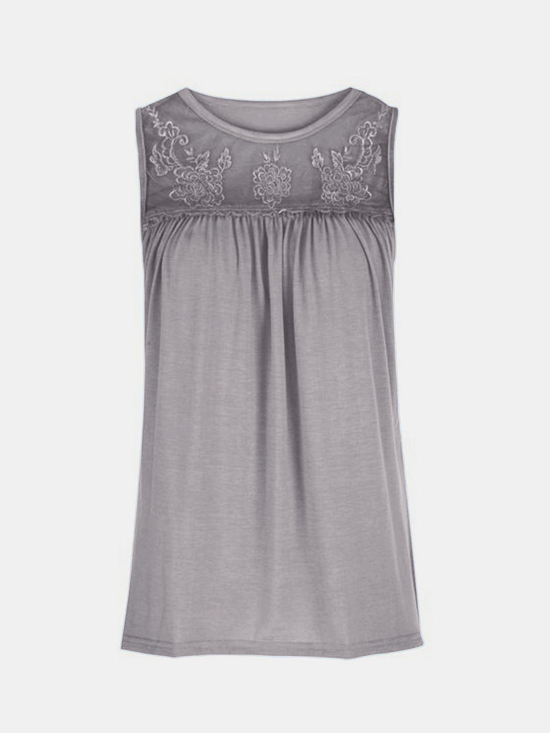 Lace Detail Round Neck Tank-Trendsi-[option4]-[option5]-[option6]-[option7]-[option8]-Shop-Boutique-Clothing-for-Women-Online