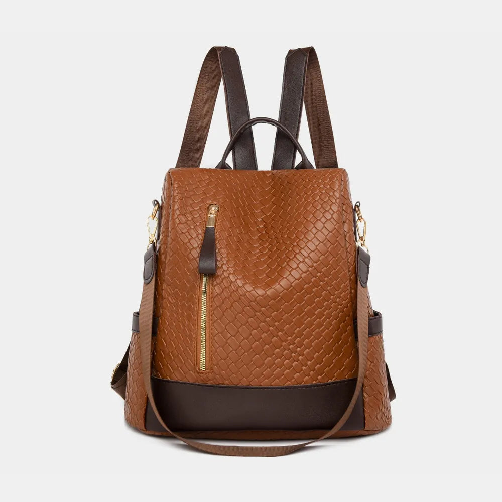 PU Leather Backpack Bag-Bags-Trendsi-[option4]-[option5]-[option6]-[option7]-[option8]-Shop-Boutique-Clothing-for-Women-Online