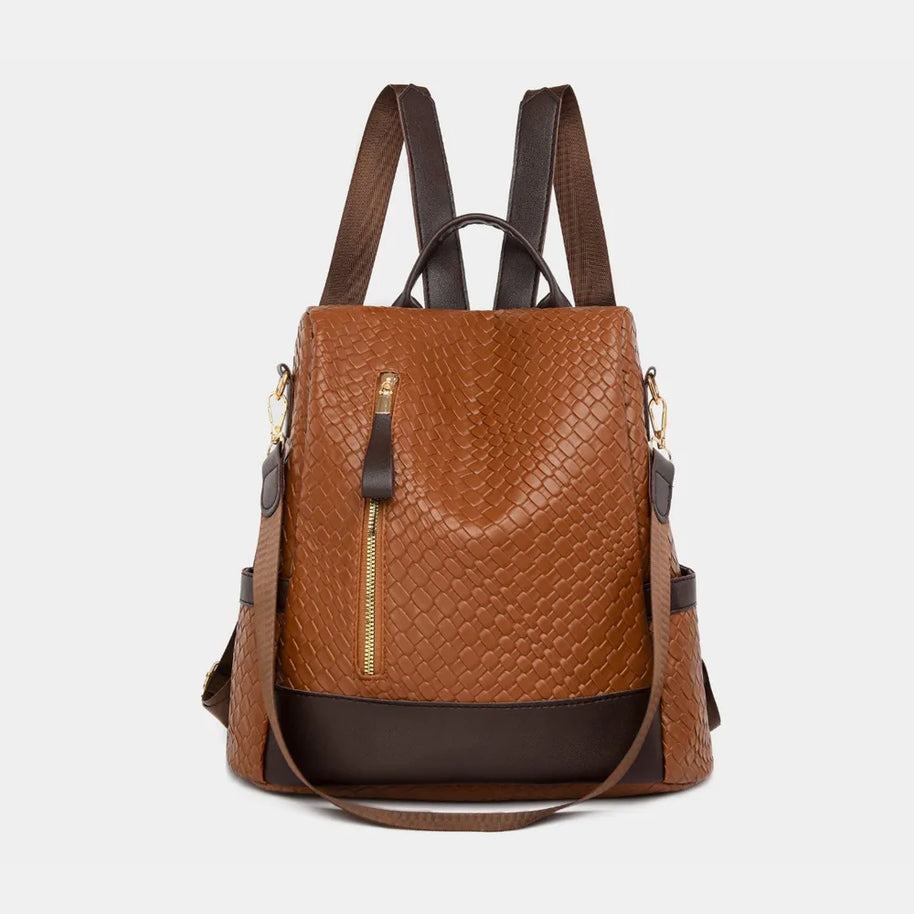 PU Leather Backpack Bag-Bags-Trendsi-[option4]-[option5]-[option6]-[option7]-[option8]-Shop-Boutique-Clothing-for-Women-Online