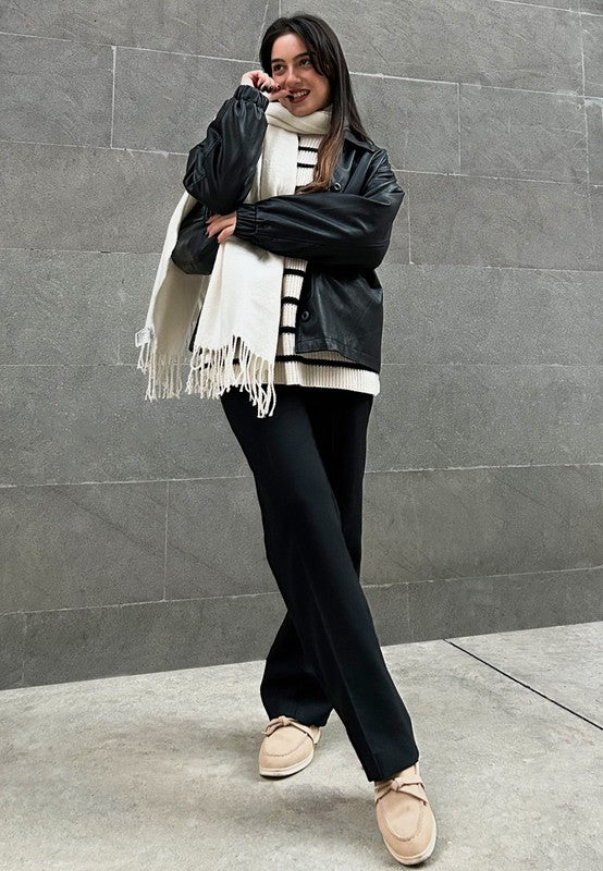 Nautica Genuine Suede Knot Detailed Loafers-Rag Company-[option4]-[option5]-[option6]-[option7]-[option8]-Shop-Boutique-Clothing-for-Women-Online