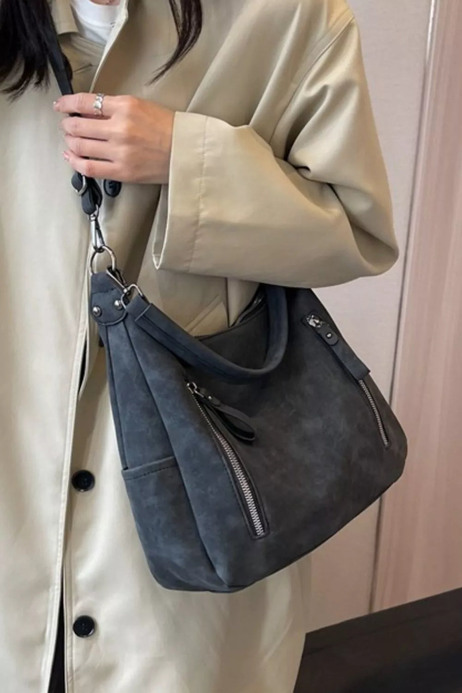 Zipper Details Adjustable Strap Crossbody Bag-Bag-Trendsi-[option4]-[option5]-[option6]-[option7]-[option8]-Shop-Boutique-Clothing-for-Women-Online