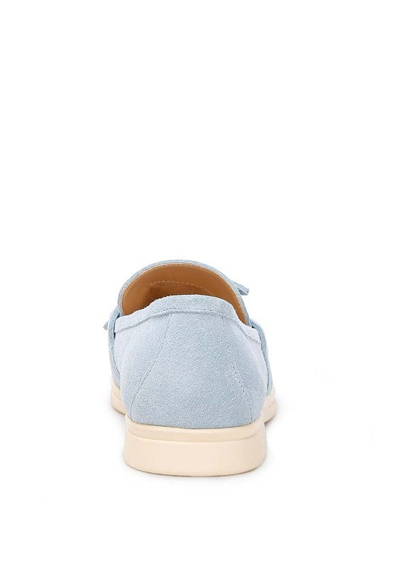 Nautica Genuine Suede Knot Detailed Loafers-Rag Company-[option4]-[option5]-[option6]-[option7]-[option8]-Shop-Boutique-Clothing-for-Women-Online