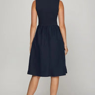 She + Sky Full Size Sleeveless Poplin Woven Midi Dress with Pockets-Dresses-Trendsi-[option4]-[option5]-[option6]-[option7]-[option8]-Shop-Boutique-Clothing-for-Women-Online