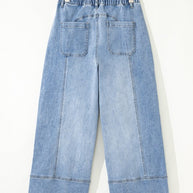 Denim Raw Hem Drawstring Wide Leg Pants-JUNIPER BLVD-[option4]-[option5]-[option6]-[option7]-[option8]-Shop-Boutique-Clothing-for-Women-Online