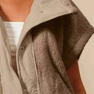 SO ME Over Sized Soft Sherpa Fur Sleeveless Vest Jacket-Vest-Trendsi-[option4]-[option5]-[option6]-[option7]-[option8]-Shop-Boutique-Clothing-for-Women-Online