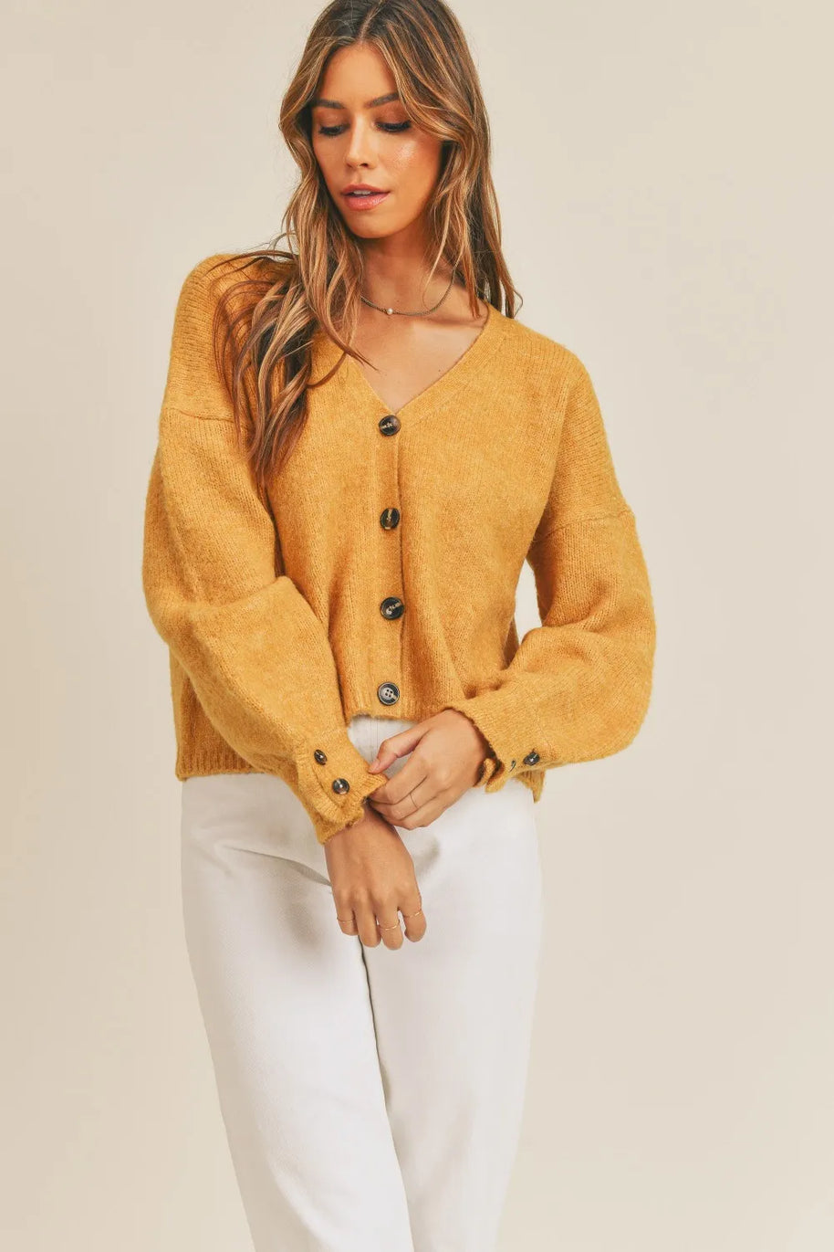 MABLE Long Sleeve Button Down Sweater Cardigan-Cardigan-Trendsi-[option4]-[option5]-[option6]-[option7]-[option8]-Shop-Boutique-Clothing-for-Women-Online