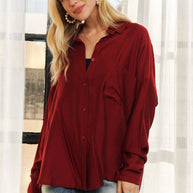 ADORA Button Down Linen Shirt-Blouses-Trendsi-[option4]-[option5]-[option6]-[option7]-[option8]-Shop-Boutique-Clothing-for-Women-Online