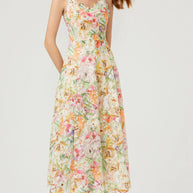 Floral Lace Sleeveless V-Neck Midi Dress-Dresses-Trendsi-[option4]-[option5]-[option6]-[option7]-[option8]-Shop-Boutique-Clothing-for-Women-Online