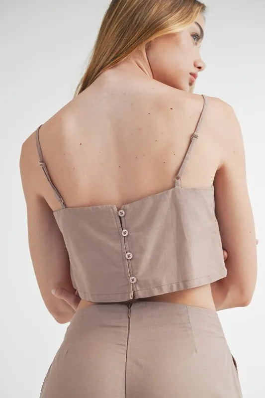 MABLE Linen Mix Crop Cami and Wide Leg Pants Set-2 piece set-Trendsi-[option4]-[option5]-[option6]-[option7]-[option8]-Shop-Boutique-Clothing-for-Women-Online