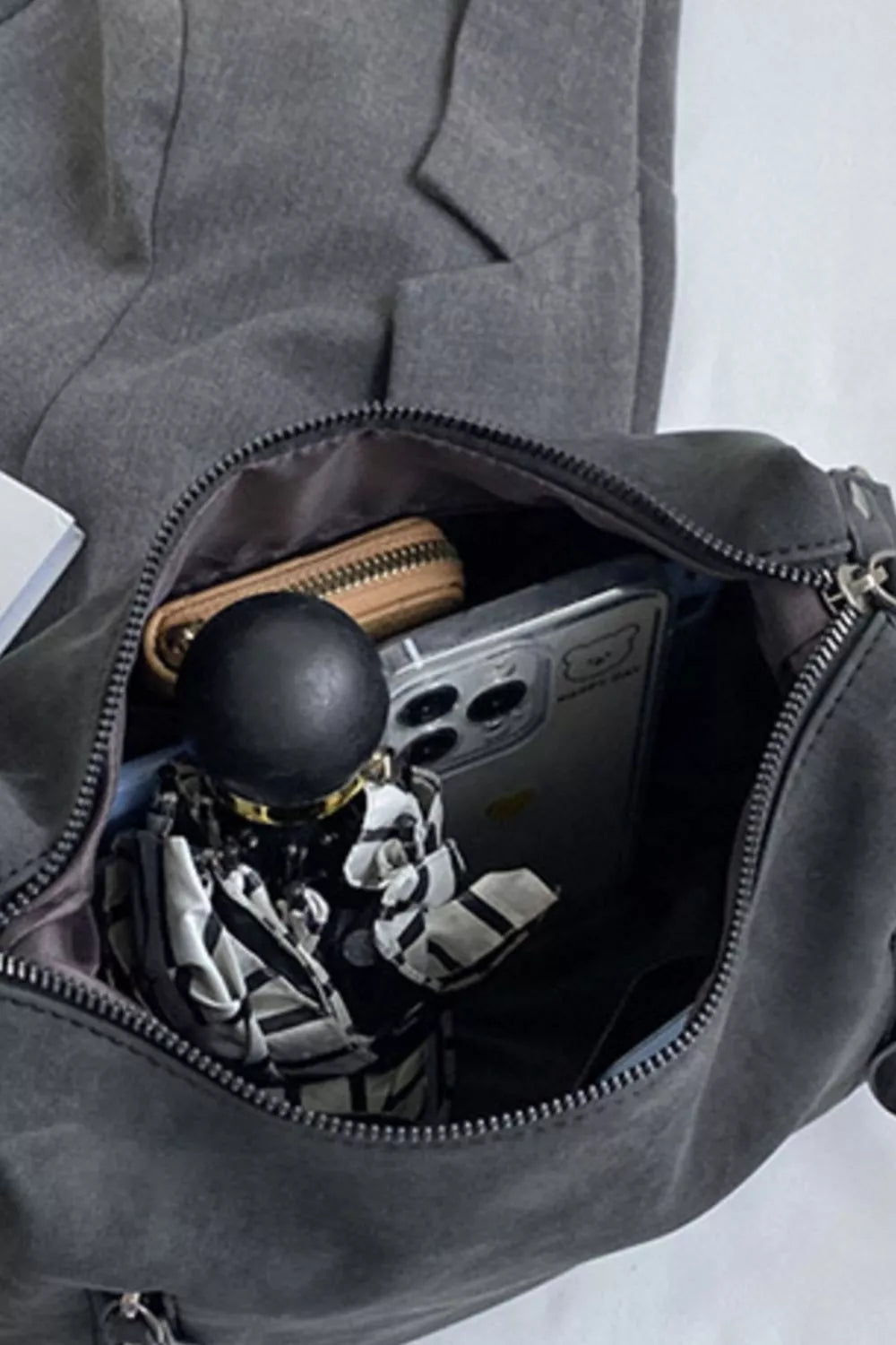 Zipper Details Adjustable Strap Crossbody Bag-Bag-Trendsi-[option4]-[option5]-[option6]-[option7]-[option8]-Shop-Boutique-Clothing-for-Women-Online