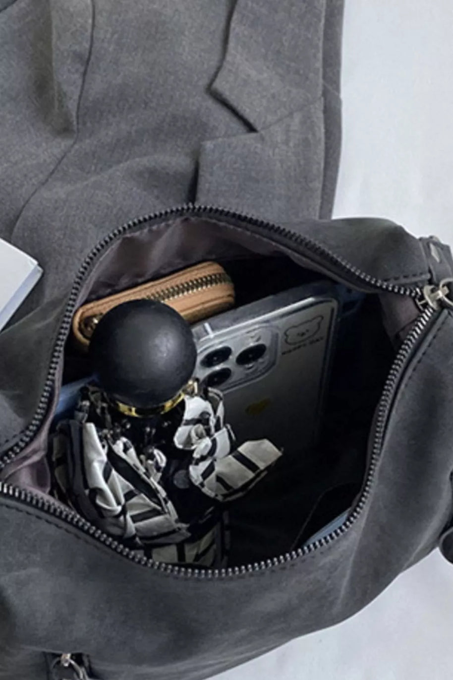 Zipper Details Adjustable Strap Crossbody Bag-Bag-Trendsi-[option4]-[option5]-[option6]-[option7]-[option8]-Shop-Boutique-Clothing-for-Women-Online