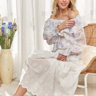 ADORA Ruffled Off Shoulder Floral Blouse-Blouses-Trendsi-[option4]-[option5]-[option6]-[option7]-[option8]-Shop-Boutique-Clothing-for-Women-Online