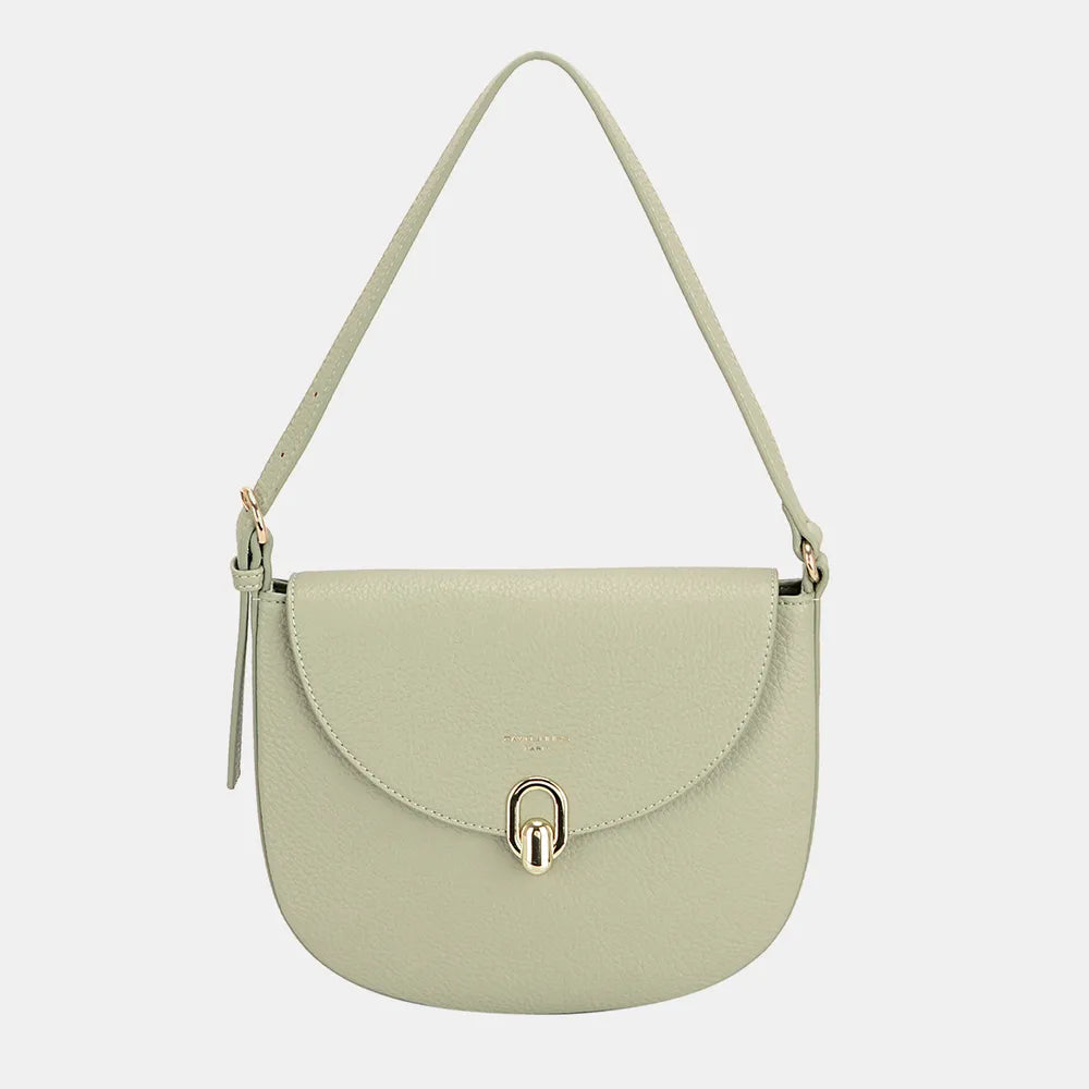 David Jones Metal Buckle Shoulder Bag-Bags-Trendsi-[option4]-[option5]-[option6]-[option7]-[option8]-Shop-Boutique-Clothing-for-Women-Online