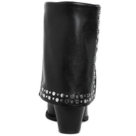 Mariachi Stud Embellished Foldover Boots-Rag Company-[option4]-[option5]-[option6]-[option7]-[option8]-Shop-Boutique-Clothing-for-Women-Online
