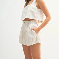 MABLE Square Neck Crop Top and Shorts Set-Sets-Trendsi-[option4]-[option5]-[option6]-[option7]-[option8]-Shop-Boutique-Clothing-for-Women-Online