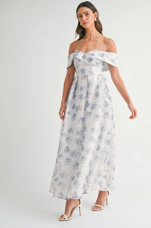MABLE Floral Printed Off Shoulder Maxi Dress-Dresses-Trendsi-[option4]-[option5]-[option6]-[option7]-[option8]-Shop-Boutique-Clothing-for-Women-Online
