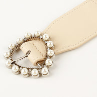 Pearl Heart Buckle Elastic Belt-Belts-Trendsi-[option4]-[option5]-[option6]-[option7]-[option8]-Shop-Boutique-Clothing-for-Women-Online