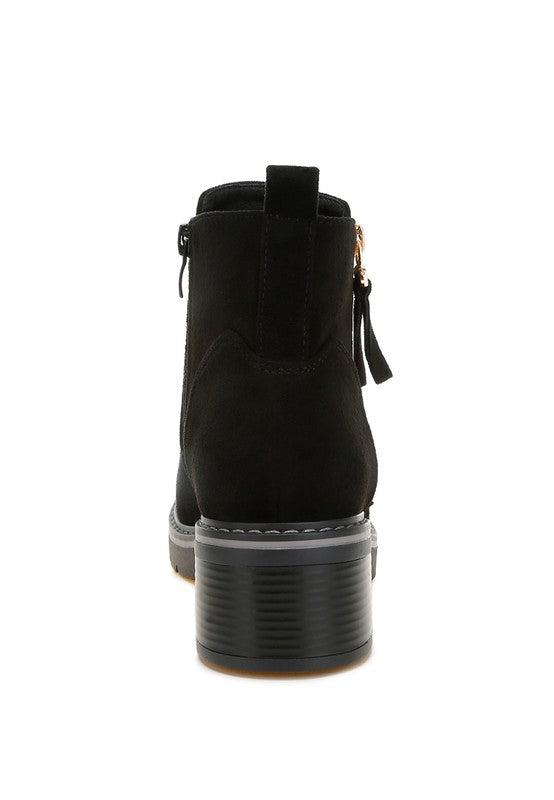 Tigris Microfiber Zipper Boots-Rag Company-[option4]-[option5]-[option6]-[option7]-[option8]-Shop-Boutique-Clothing-for-Women-Online