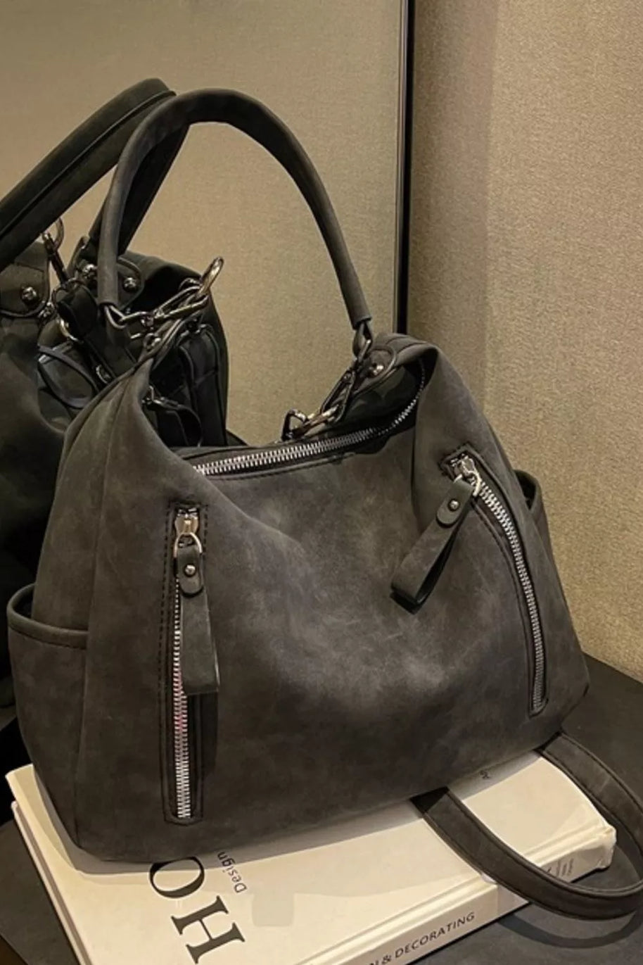 Zipper Details Adjustable Strap Crossbody Bag-Bag-Trendsi-[option4]-[option5]-[option6]-[option7]-[option8]-Shop-Boutique-Clothing-for-Women-Online