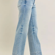Judy Blue Release Hem Wide Leg Jeans-Trendsi-[option4]-[option5]-[option6]-[option7]-[option8]-Shop-Boutique-Clothing-for-Women-Online