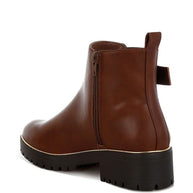 Antorin Chunky Buckle Detail Ankle Boots-Rag Company-[option4]-[option5]-[option6]-[option7]-[option8]-Shop-Boutique-Clothing-for-Women-Online