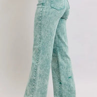 Judy Blue High Waist Garment Dyed Raw Hem Dad Jeans-Trendsi-[option4]-[option5]-[option6]-[option7]-[option8]-Shop-Boutique-Clothing-for-Women-Online