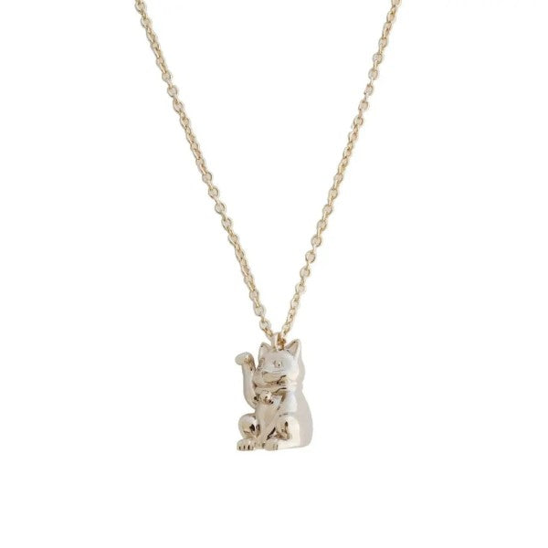 Lucky Cat Charm Necklace-HONEYCAT Jewelry-[option4]-[option5]-[option6]-[option7]-[option8]-Shop-Boutique-Clothing-for-Women-Online