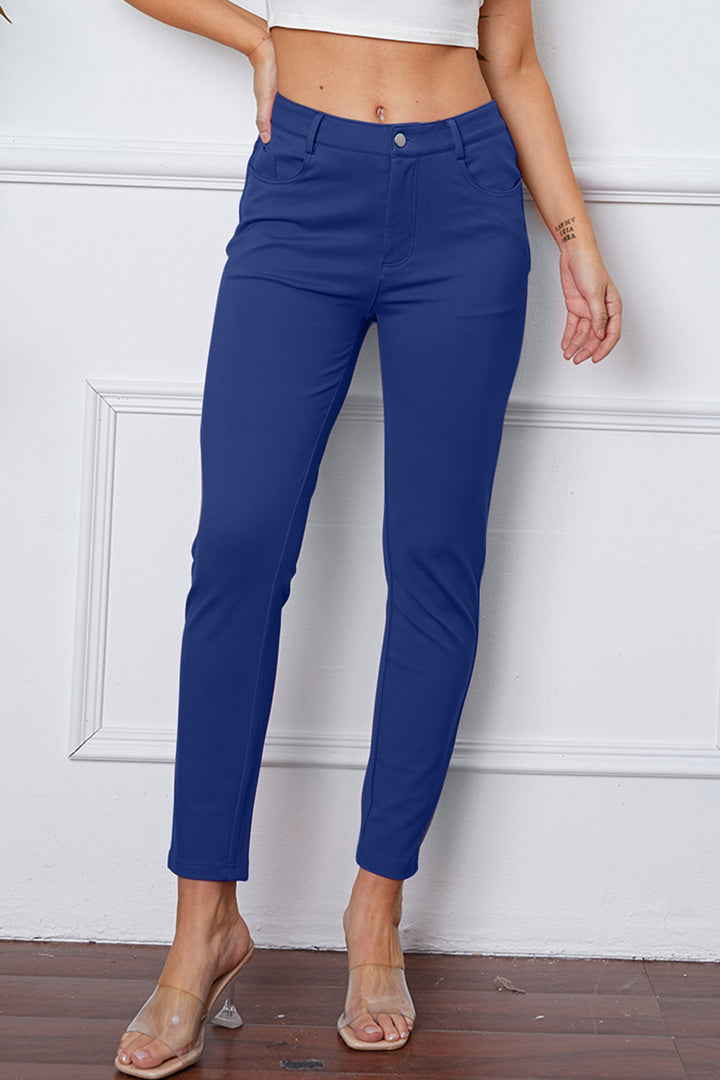 StretchyStitch Pants by Basic Bae-Trendsi-Royal Blue-L-[option4]-[option5]-[option6]-[option7]-[option8]-Shop-Boutique-Clothing-for-Women-Online