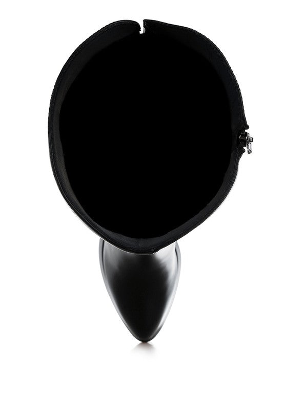 Nenana Faux Leather Knee-High Boots-Rag Company-[option4]-[option5]-[option6]-[option7]-[option8]-Shop-Boutique-Clothing-for-Women-Online