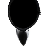 Nenana Faux Leather Knee-High Boots-Rag Company-[option4]-[option5]-[option6]-[option7]-[option8]-Shop-Boutique-Clothing-for-Women-Online