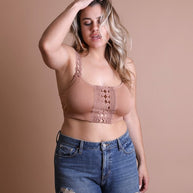 Boho Eye Lace Applique Bralette Plus Size-Leto Accessories-Mocha-1X/2X-[option4]-[option5]-[option6]-[option7]-[option8]-Shop-Boutique-Clothing-for-Women-Online