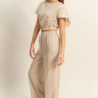 HYFVE Round Neck Short Sleeve Top and Pants Set-Sets-Trendsi-[option4]-[option5]-[option6]-[option7]-[option8]-Shop-Boutique-Clothing-for-Women-Online