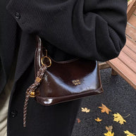 Leather Crossbody Bag with Charm-handbag-Trendsi-[option4]-[option5]-[option6]-[option7]-[option8]-Shop-Boutique-Clothing-for-Women-Online