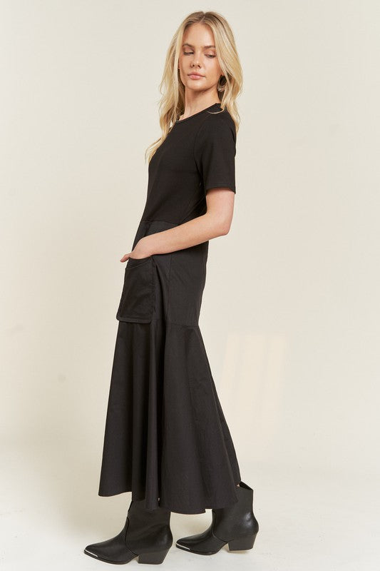 KNIT MIX DRESS PLUS SIZE-Jade By Jane-[option4]-[option5]-[option6]-[option7]-[option8]-Shop-Boutique-Clothing-for-Women-Online