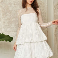 Davi & Dani Checker Print Side Pockets Textured Mini Dress-Dresses-Trendsi-[option4]-[option5]-[option6]-[option7]-[option8]-Shop-Boutique-Clothing-for-Women-Online