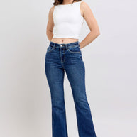Judy Blue High Rise Flare Jeans-Trendsi-[option4]-[option5]-[option6]-[option7]-[option8]-Shop-Boutique-Clothing-for-Women-Online