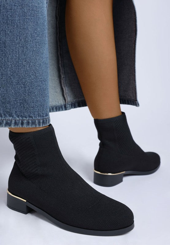 Rosamund Knitted Sock Boots-Rag Company-[option4]-[option5]-[option6]-[option7]-[option8]-Shop-Boutique-Clothing-for-Women-Online