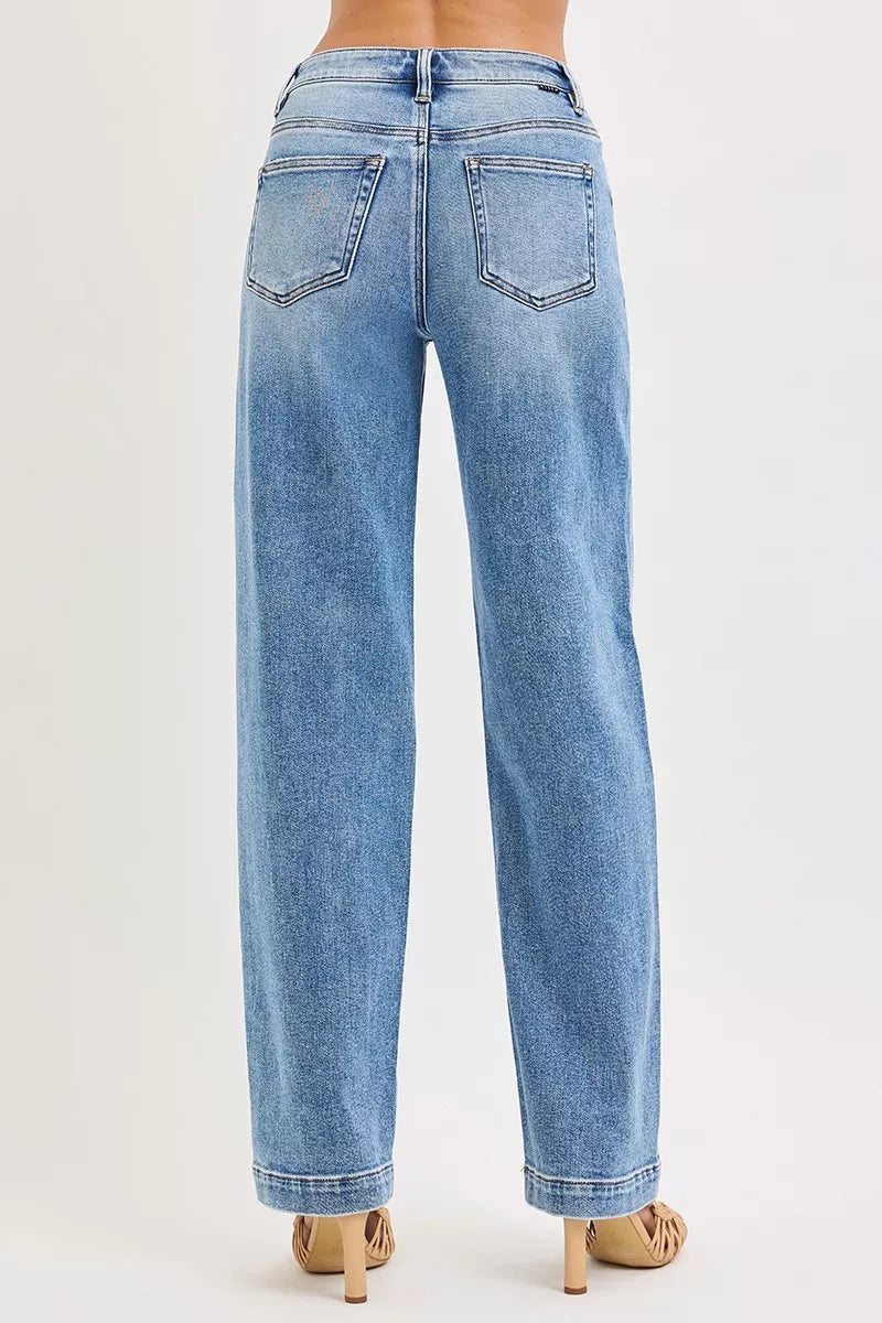 RISEN High Rise Wide Baggy Jeans-Jeans-Trendsi-[option4]-[option5]-[option6]-[option7]-[option8]-Shop-Boutique-Clothing-for-Women-Online