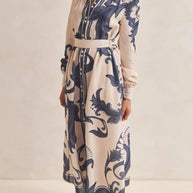 Printed Button Down Belted Shirt Dress-Dresses-Trendsi-[option4]-[option5]-[option6]-[option7]-[option8]-Shop-Boutique-Clothing-for-Women-Online