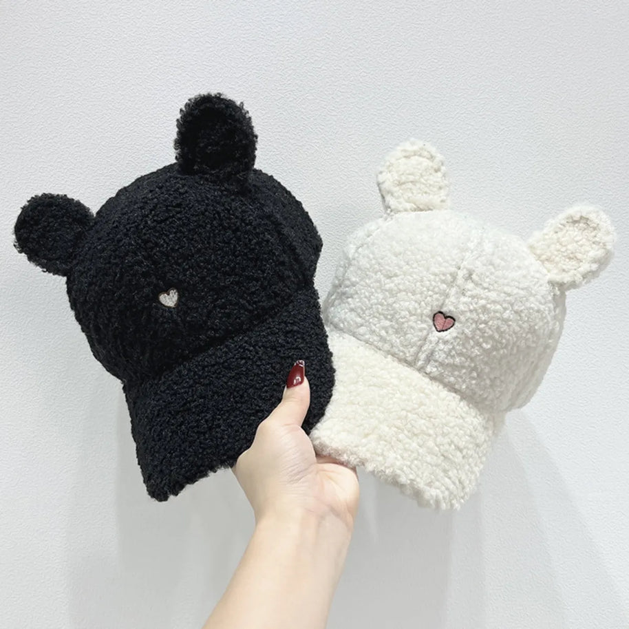 Cute Fluffy Bear Ears Winter Hat-Hats & Headwear-Trendsi-[option4]-[option5]-[option6]-[option7]-[option8]-Shop-Boutique-Clothing-for-Women-Online