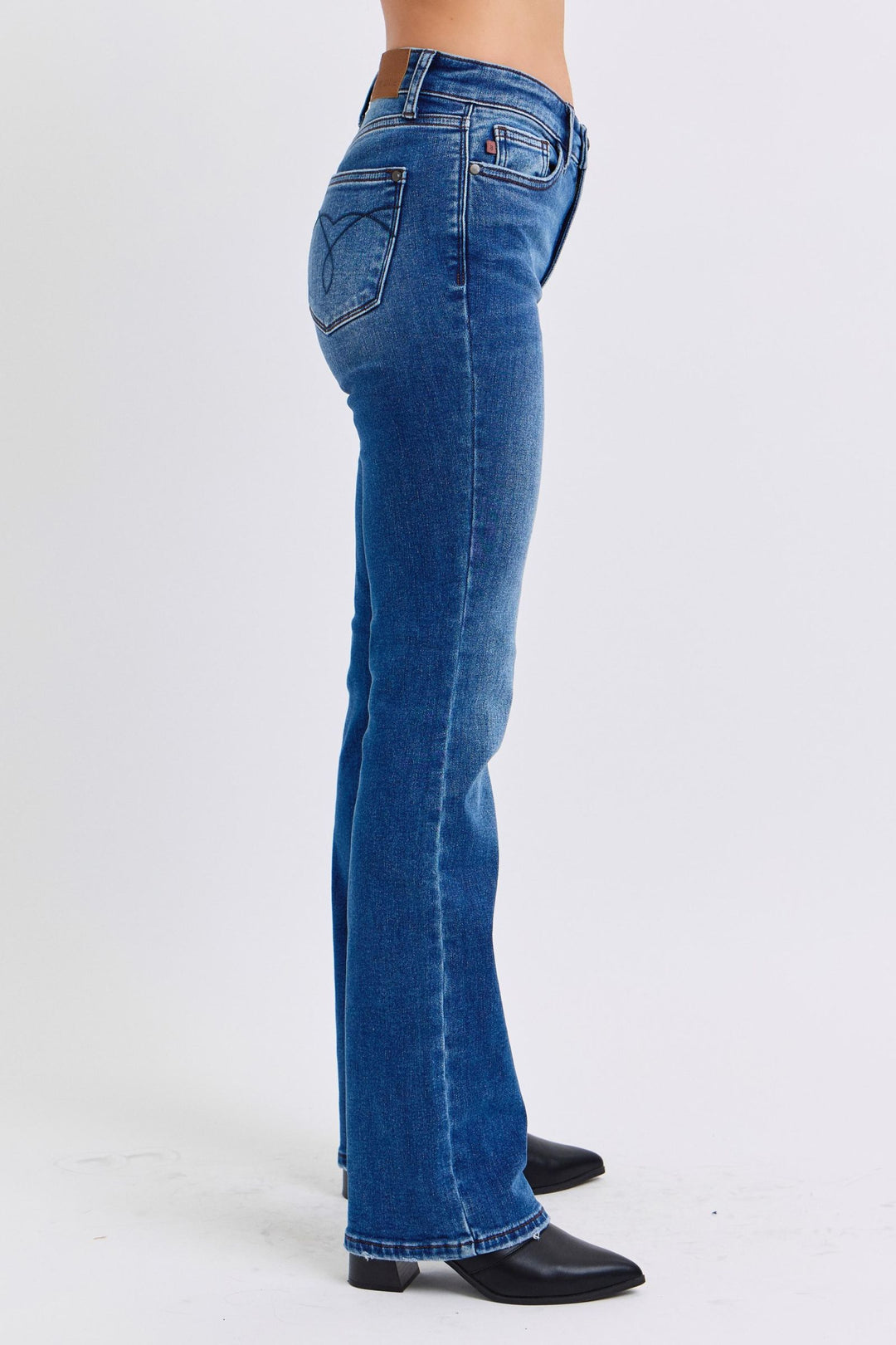 Judy Blue Mid-Rise Bootcut Jeans with Thermal Lining-Trendsi-[option4]-[option5]-[option6]-[option7]-[option8]-Shop-Boutique-Clothing-for-Women-Online