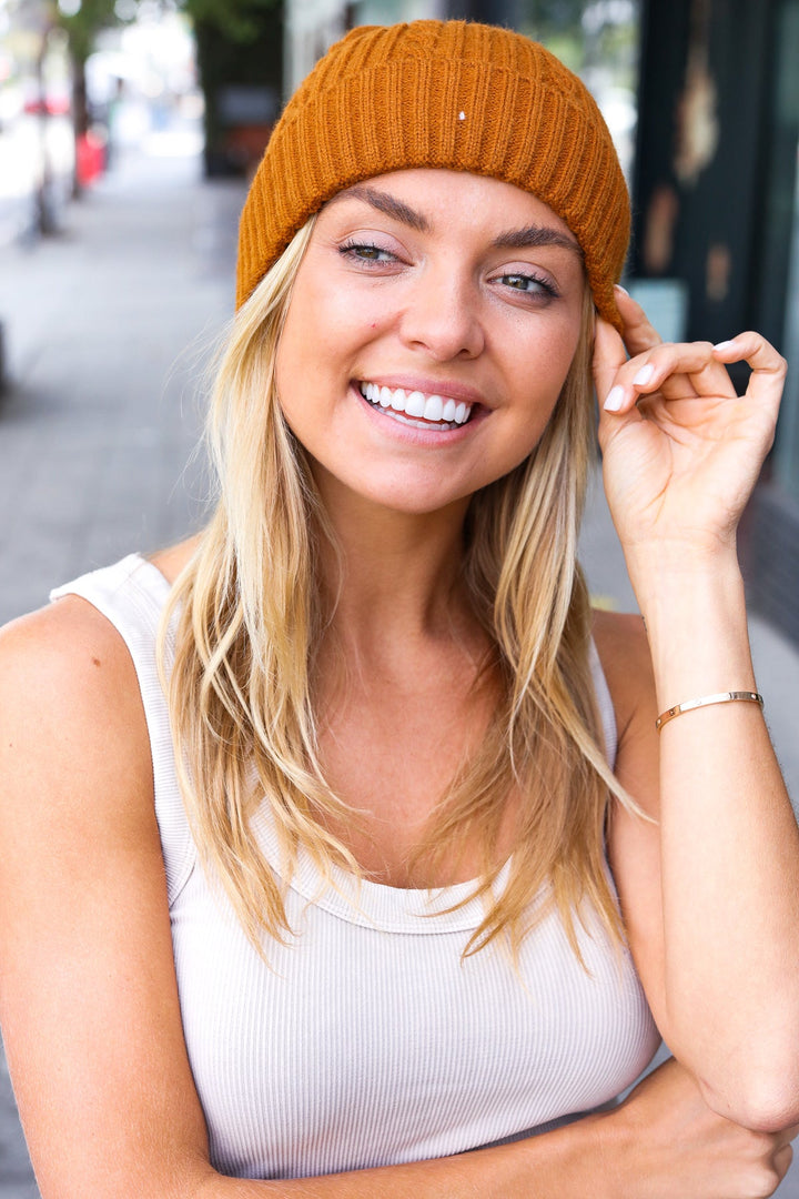 Mustard Cable Knit Beanie-ICON-One Size Fits All-[option4]-[option5]-[option6]-[option7]-[option8]-Shop-Boutique-Clothing-for-Women-Online