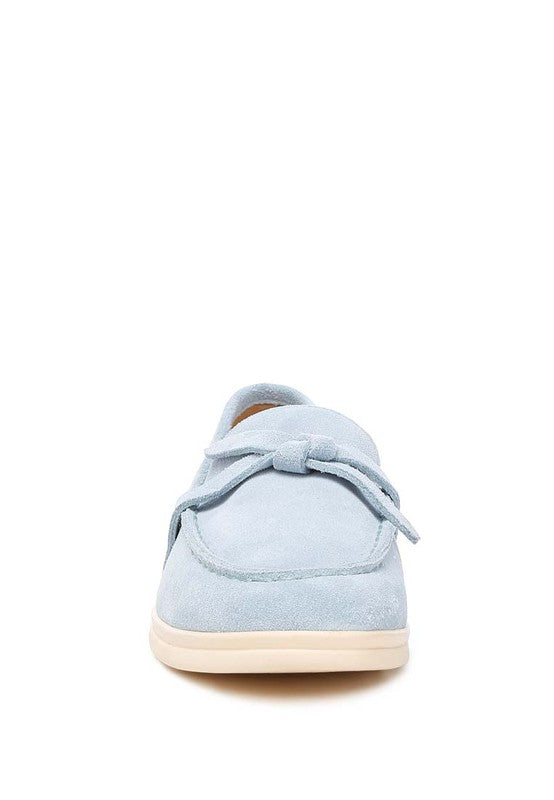 Nautica Genuine Suede Knot Detailed Loafers-Rag Company-[option4]-[option5]-[option6]-[option7]-[option8]-Shop-Boutique-Clothing-for-Women-Online