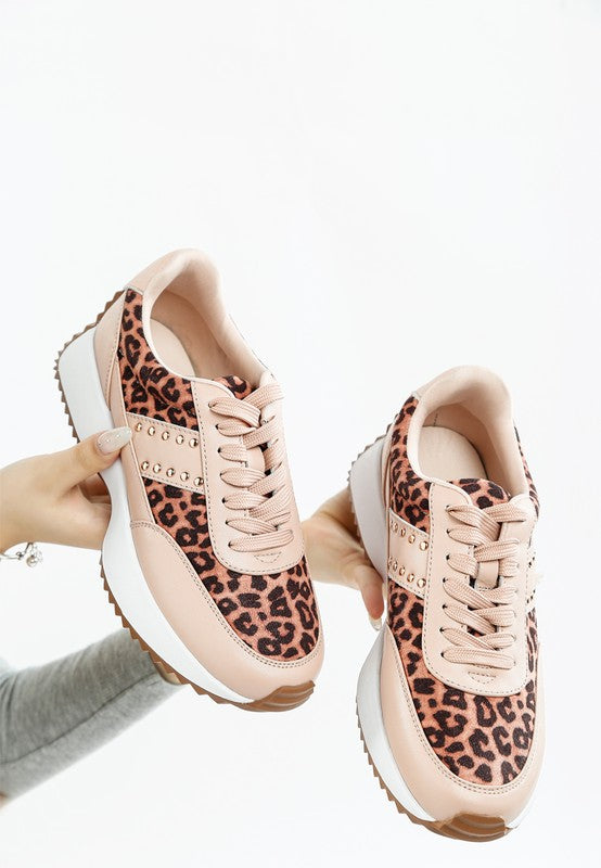 Lepark Real Leather Leopard Print Sneakers-Rag Company-[option4]-[option5]-[option6]-[option7]-[option8]-Shop-Boutique-Clothing-for-Women-Online