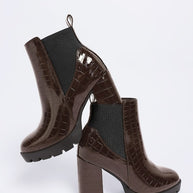 Foxy Faux Leather Croc Chelsea Boots-Rag Company-[option4]-[option5]-[option6]-[option7]-[option8]-Shop-Boutique-Clothing-for-Women-Online