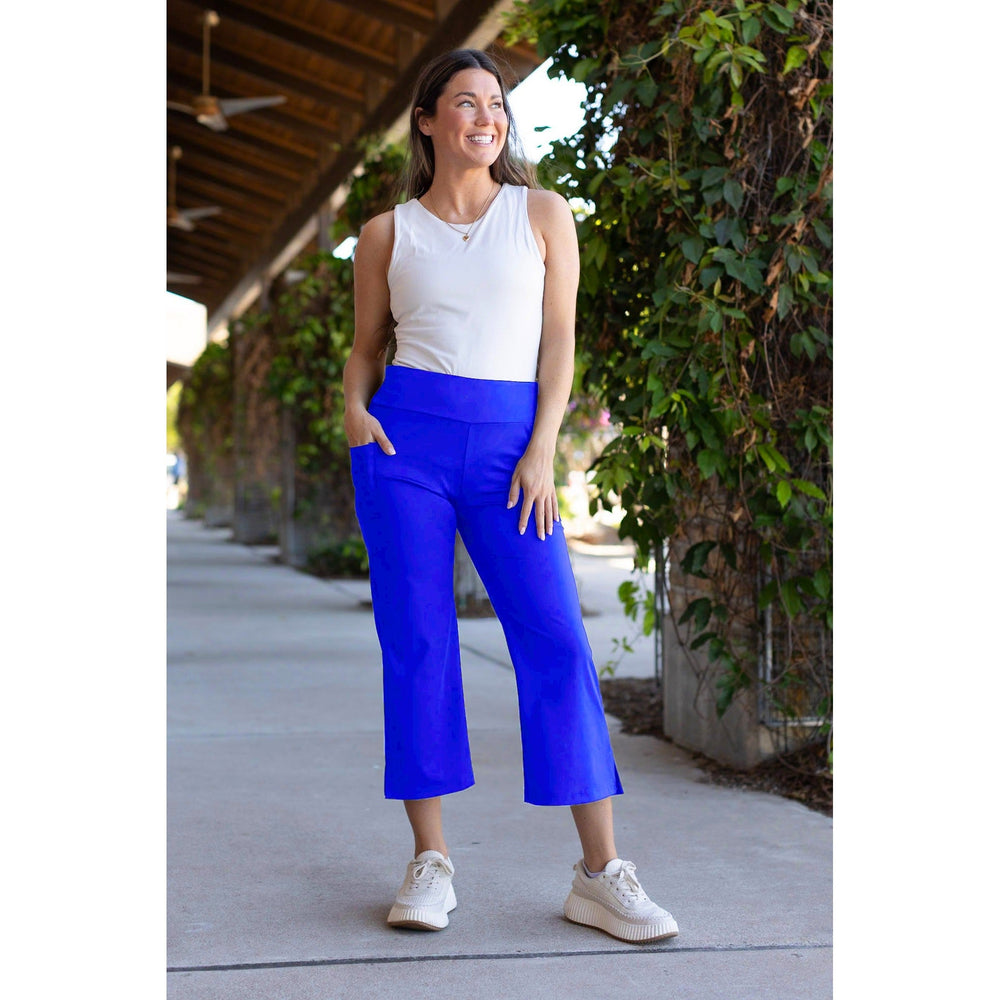 The Jasmine - High Waisted Gaucho Pants-JuliaRoseWholesale-TC (Tall & Curvy) - Sizes 12-18-[option4]-[option5]-[option6]-[option7]-[option8]-Shop-Boutique-Clothing-for-Women-Online